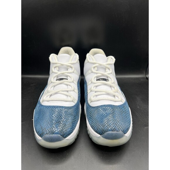 Air Jordan 11 Retro Low \'Navy Snakeskin\' 2019 Men’s Size 13 (CD6846-102) CLEAN main image 16
